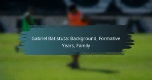 Gabriel Batistuta: Background, Formative Years, Family